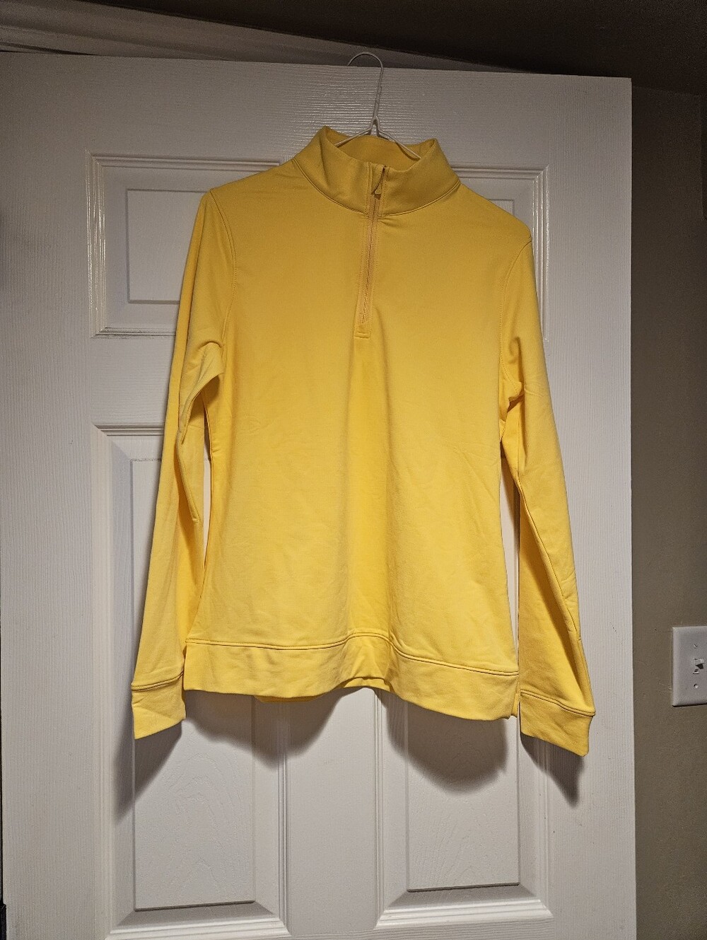 Peter MILLAR Yellow Quarter-Zip Pullover Top - Women NWT - Picture 2 of 5